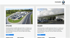 Desktop Screenshot of colmquinnbmw.ie
